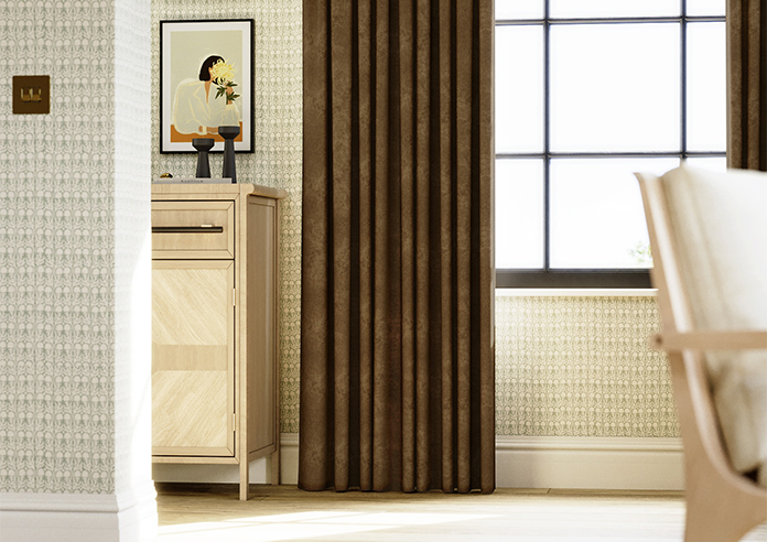 Faux Suede, Mocha - Made to Measure Curtains - Image 5